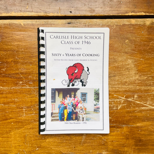 "Carlisle HS Class of 1946" Vintage Cookbook- Vintage