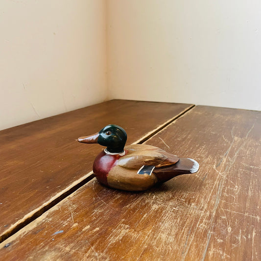 Little Hand-painted Mallard- Vintage