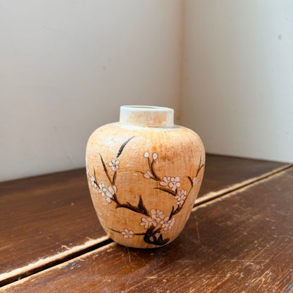 Mini Cherry Blossom Ginger Jar- Vintage