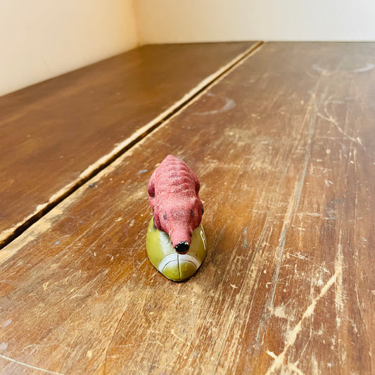 Chalkware Arkansas Razorback on Football- Vintage