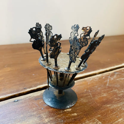 Hor D'oeuvres Toothpick Set- Vintage