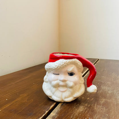 Winking Santa Mug- Vintage