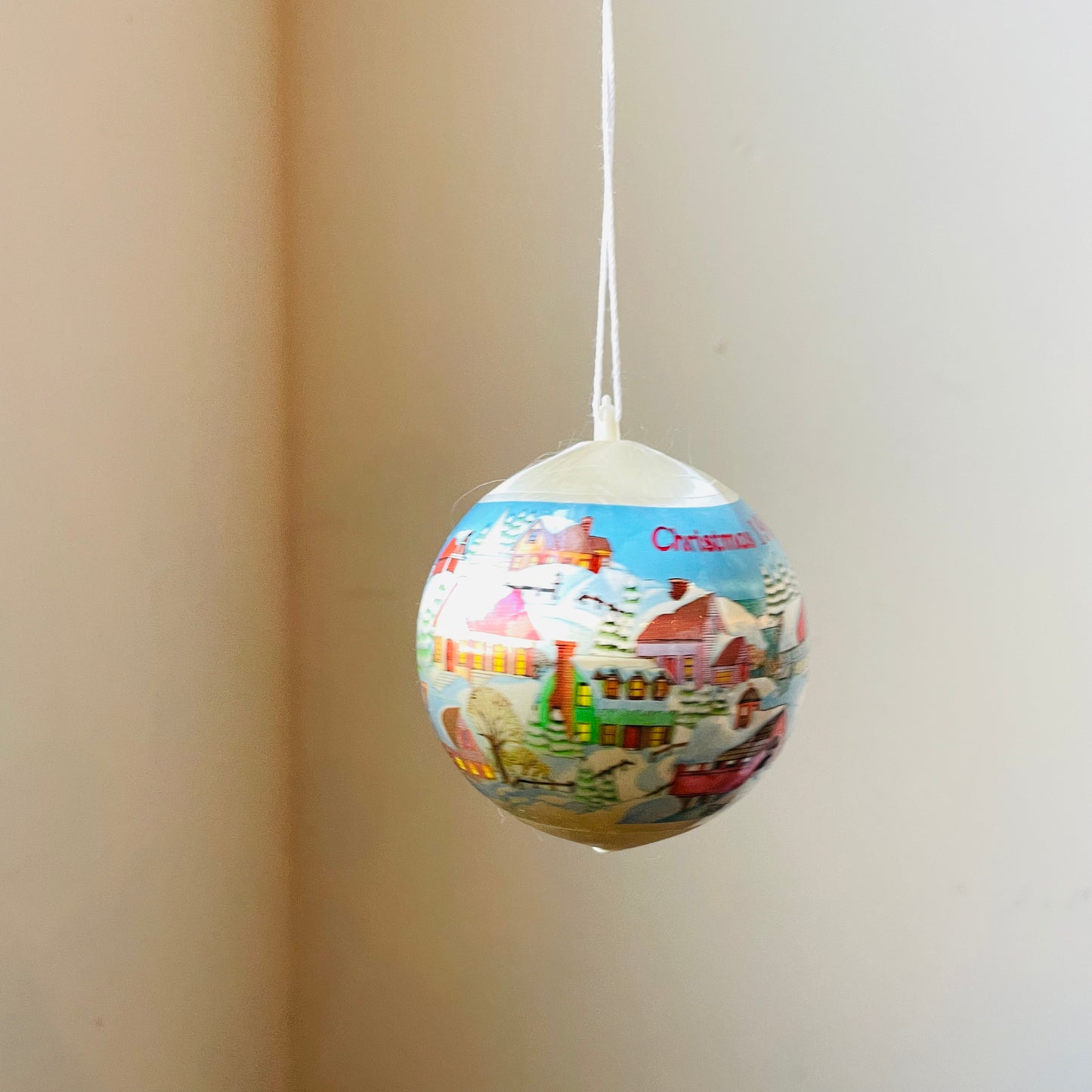 Christmas 1983 Satin Bauble- Vintage