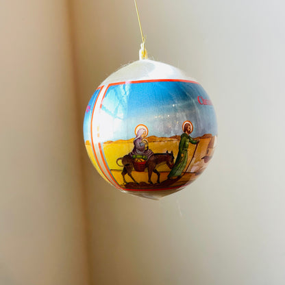 Christmas 1982 Satin Bauble- Vintage