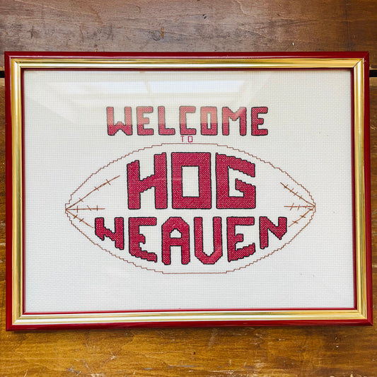 Welcome to Hog Heaven Needlepoint- Vintage