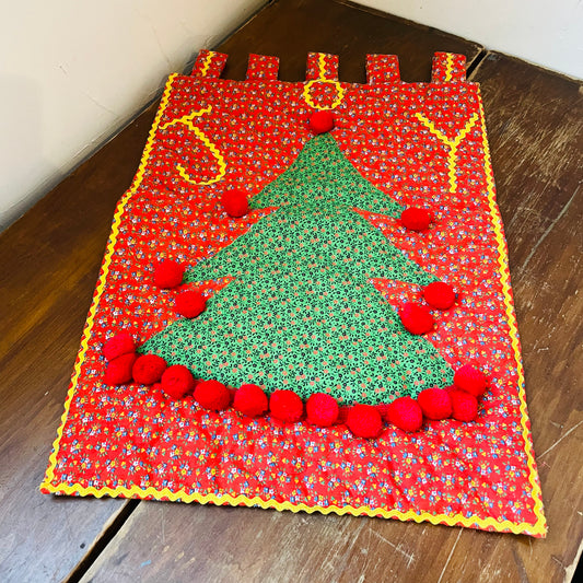 "Joy" Rick Rack Christmas Banner- Vintage