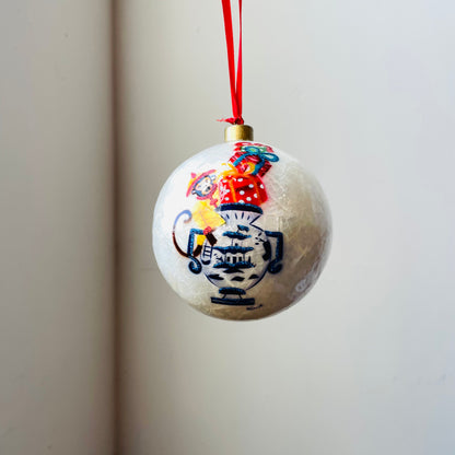 Grand Millennial Bauble Ornament