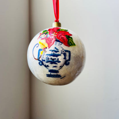 Grand Millennial Bauble Ornament