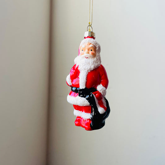 Santa Blow Mold Ornament