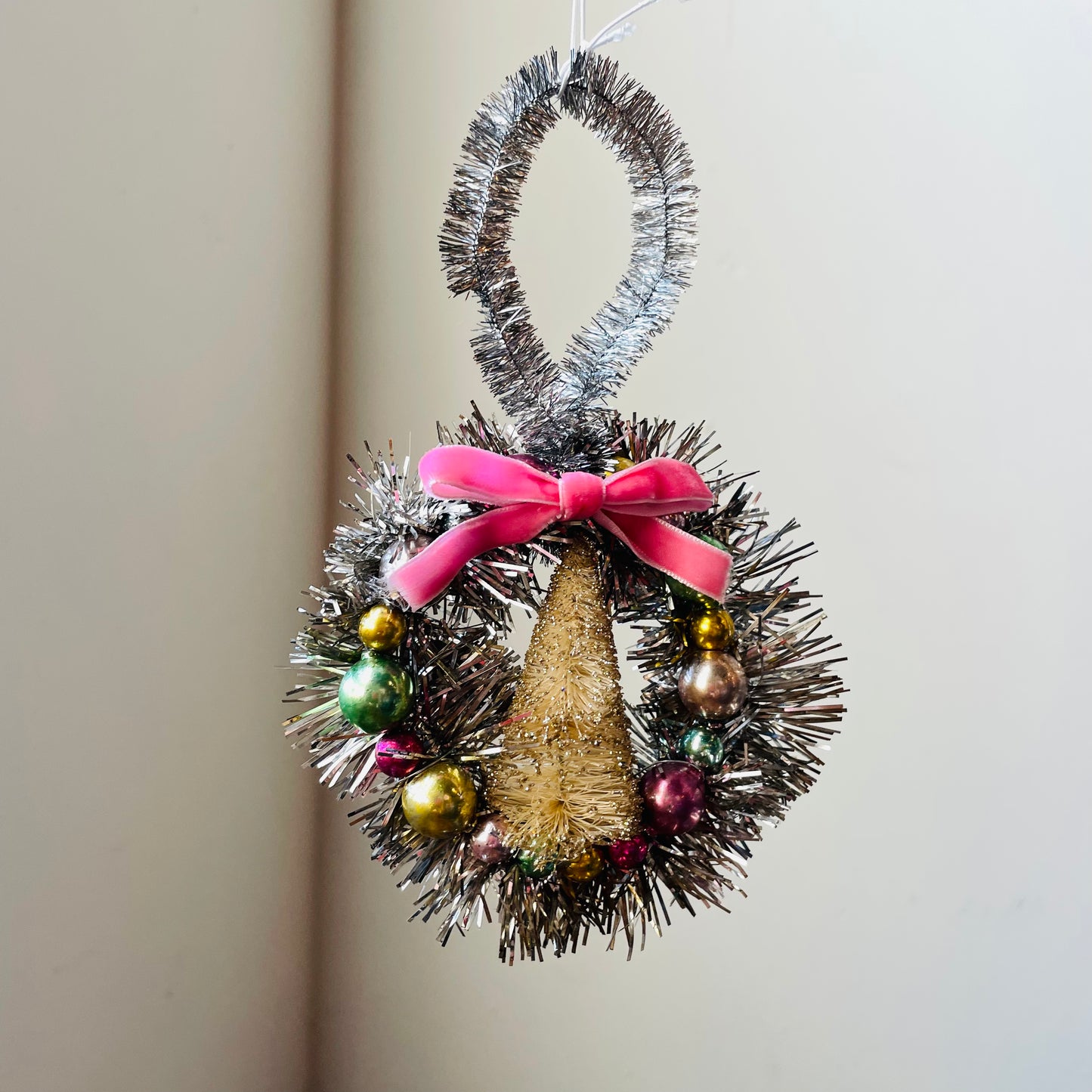 Tinsel Wreath Ornament