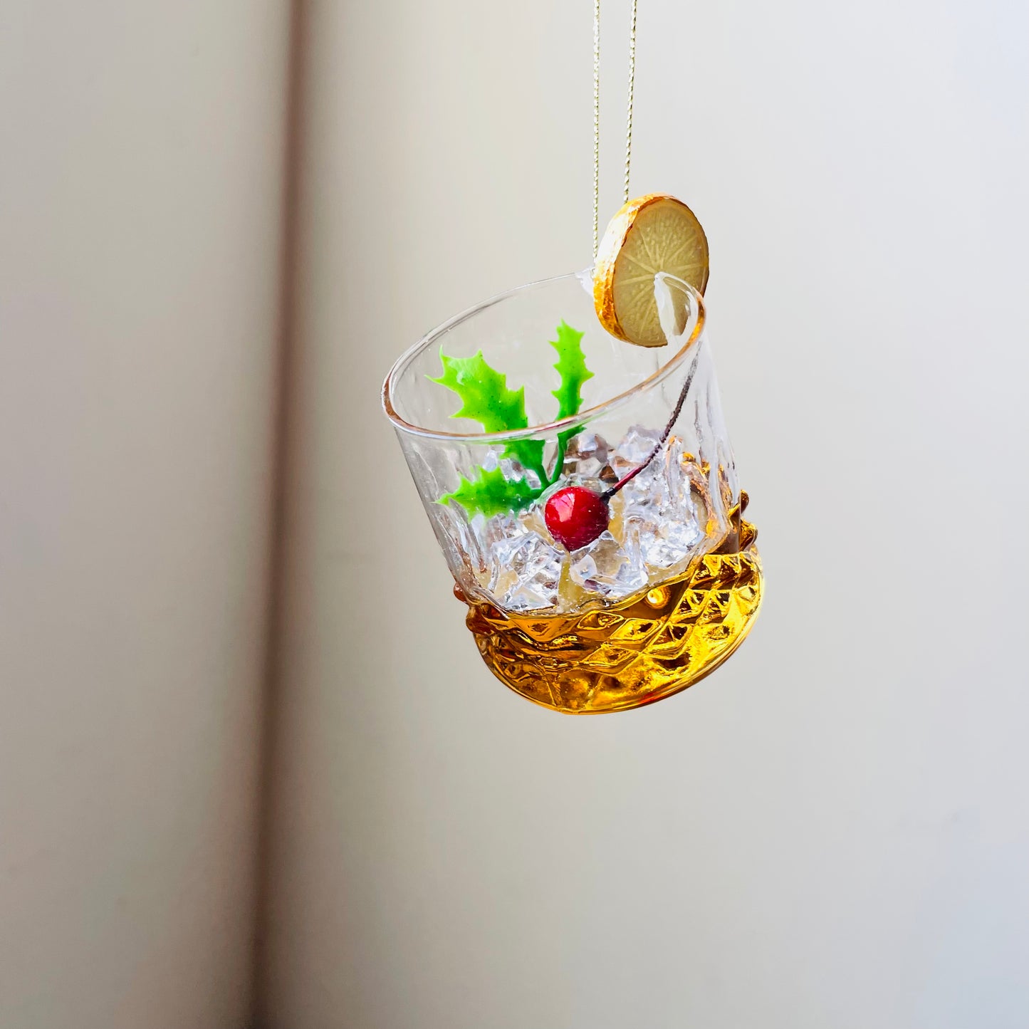 Lowball Cocktail Ornament