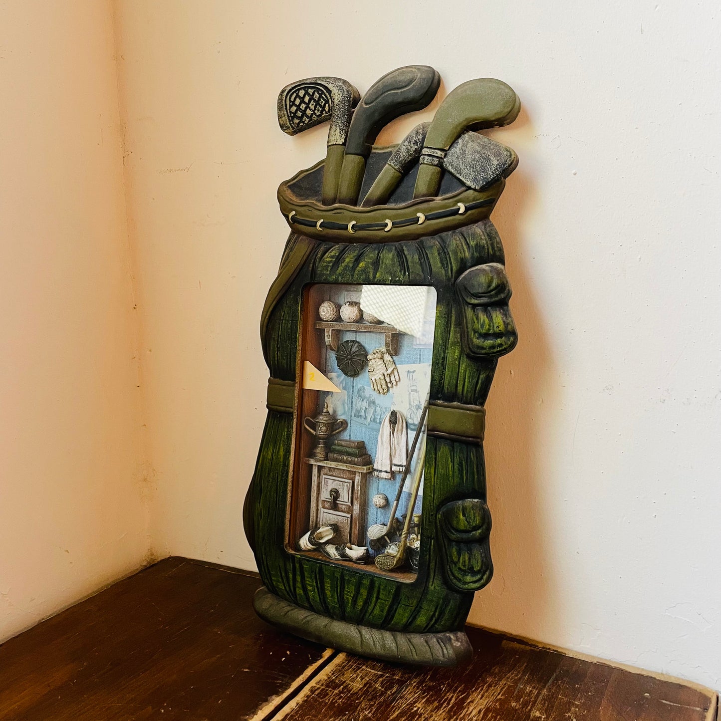 Golf Bag Shadow Box- Vintage
