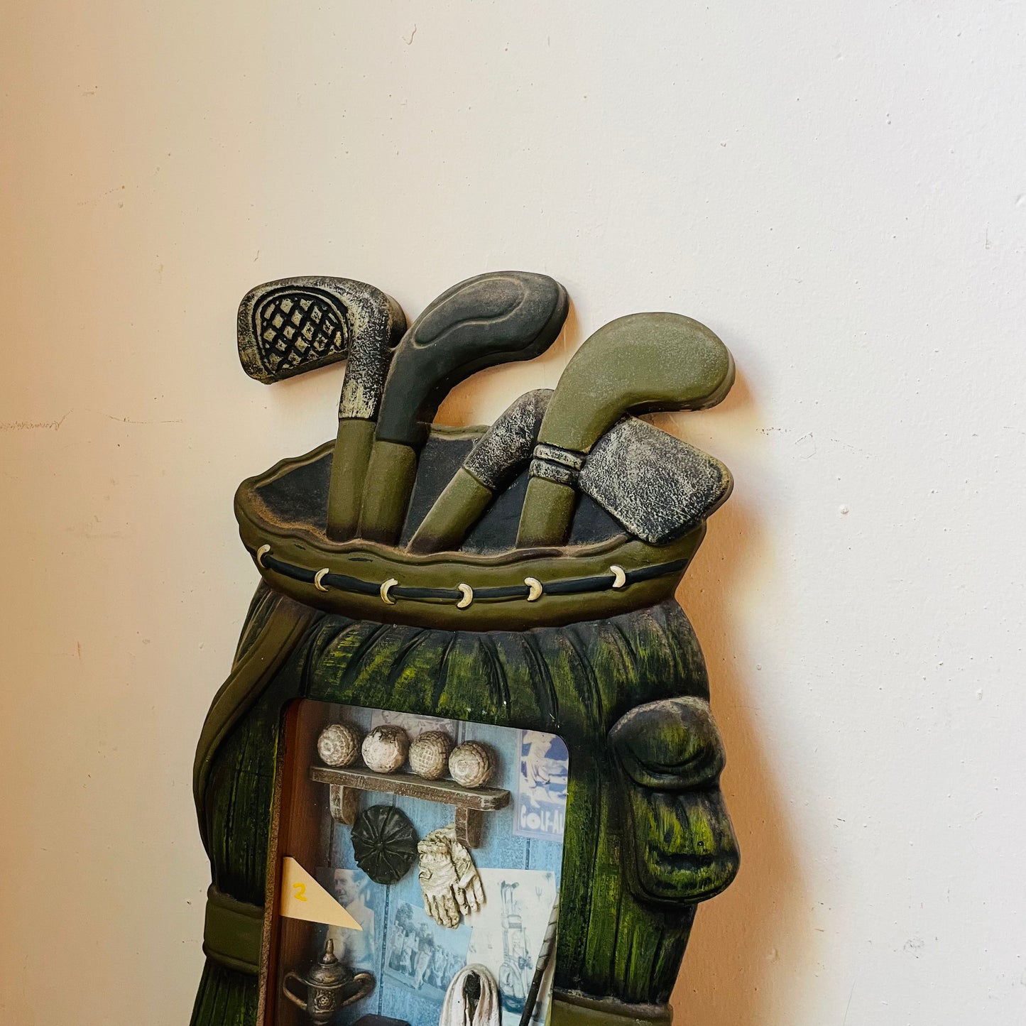 Golf Bag Shadow Box- Vintage