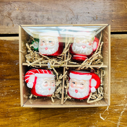 Box of Santa Mug Ornaments