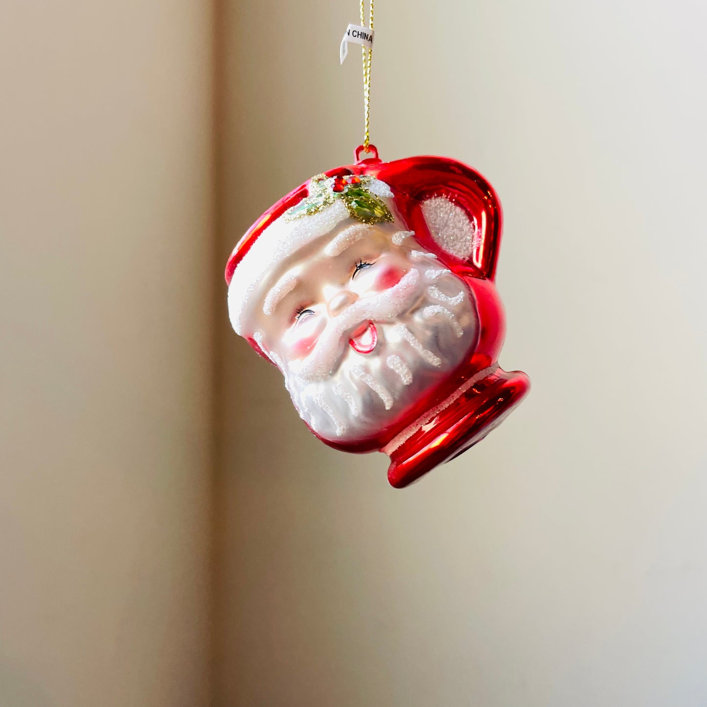 Box of Santa Mug Ornaments