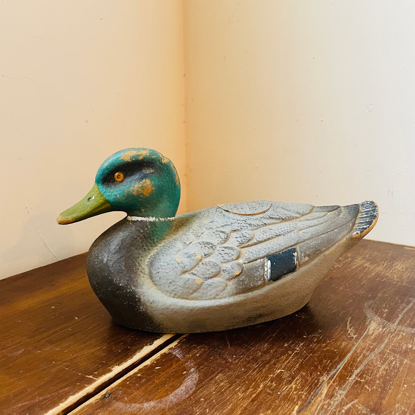 General Fibre Co. "Ariduck" Mallard Decoy- Vintage