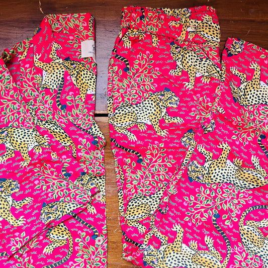 Bagheera Satin Wildest Dreams Long PJ Set