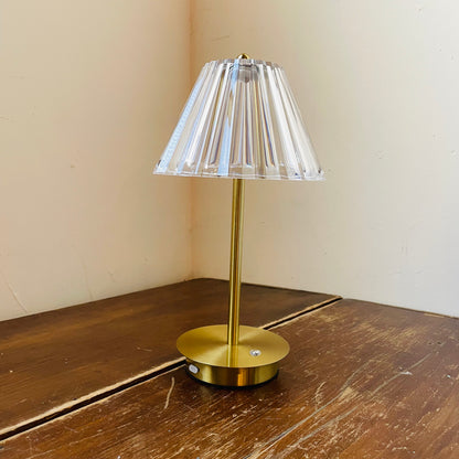 Cordless Table Lamp with Acrylic Shade