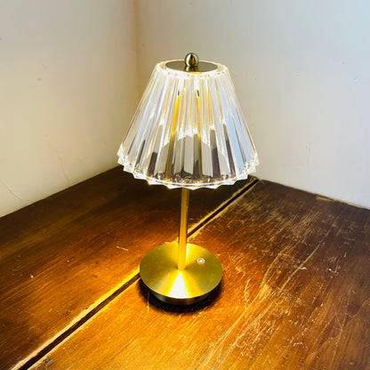 Cordless Table Lamp with Acrylic Shade