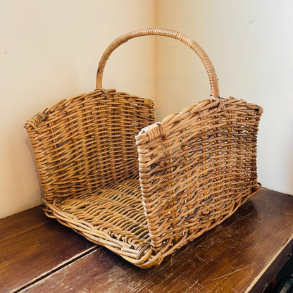 Monterey Rattan Log Basket