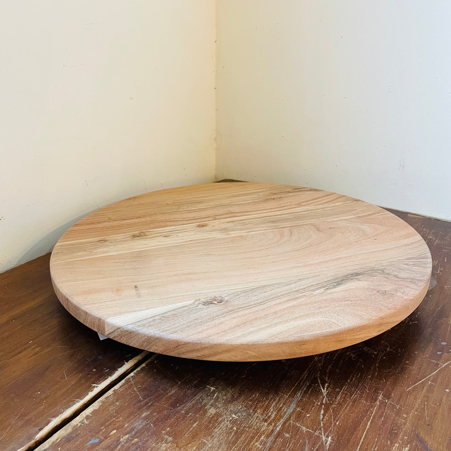 Large Acacia Wood Turntable