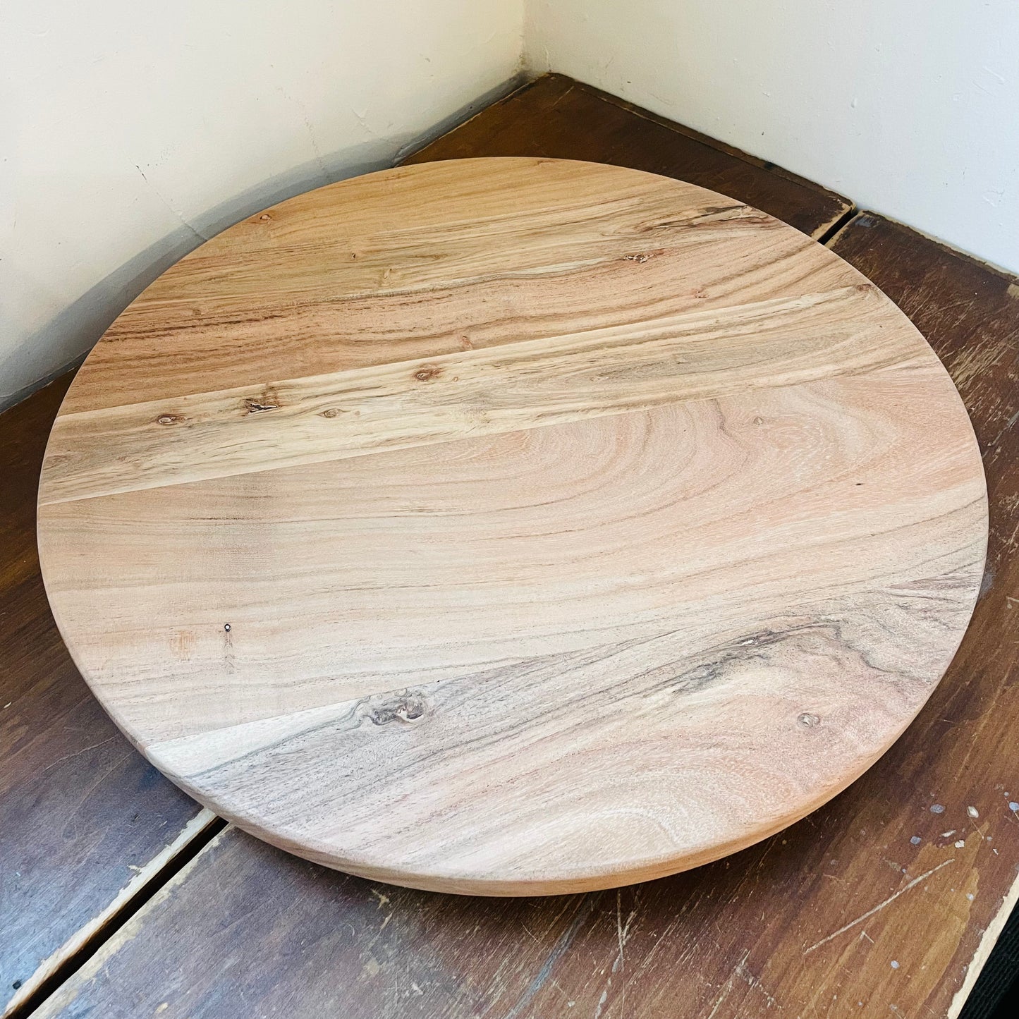 Large Acacia Wood Turntable