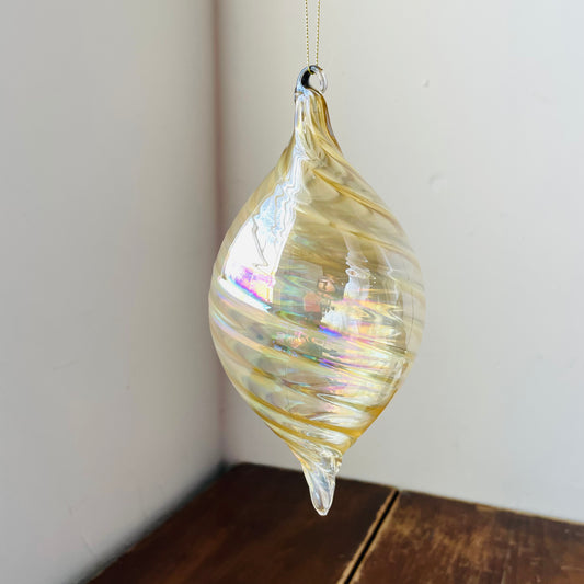 Dewy Moss Glass Ornament