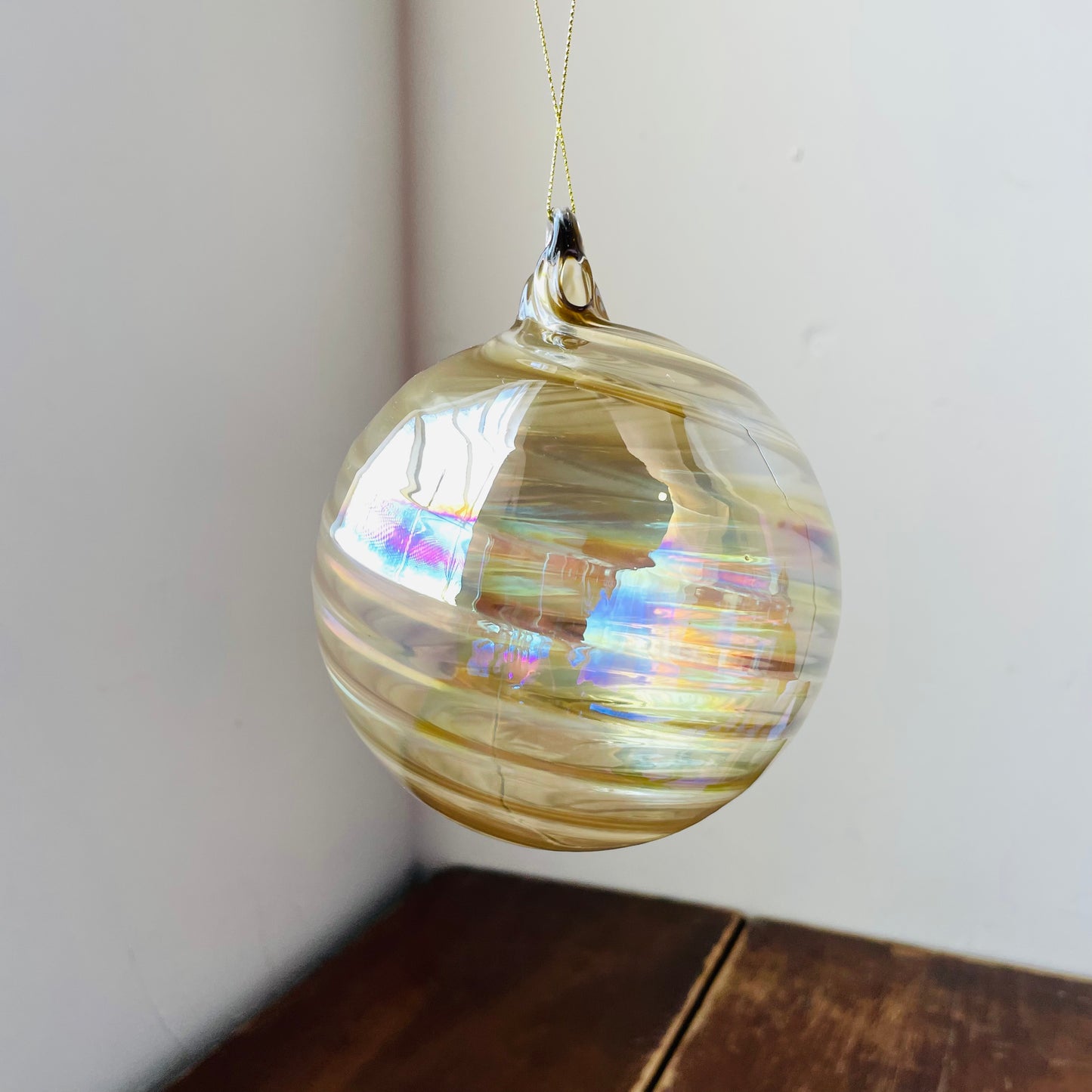 Dewy Moss Glass Ornament