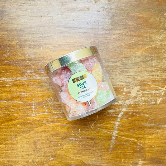 Sour Six Gummy Jar