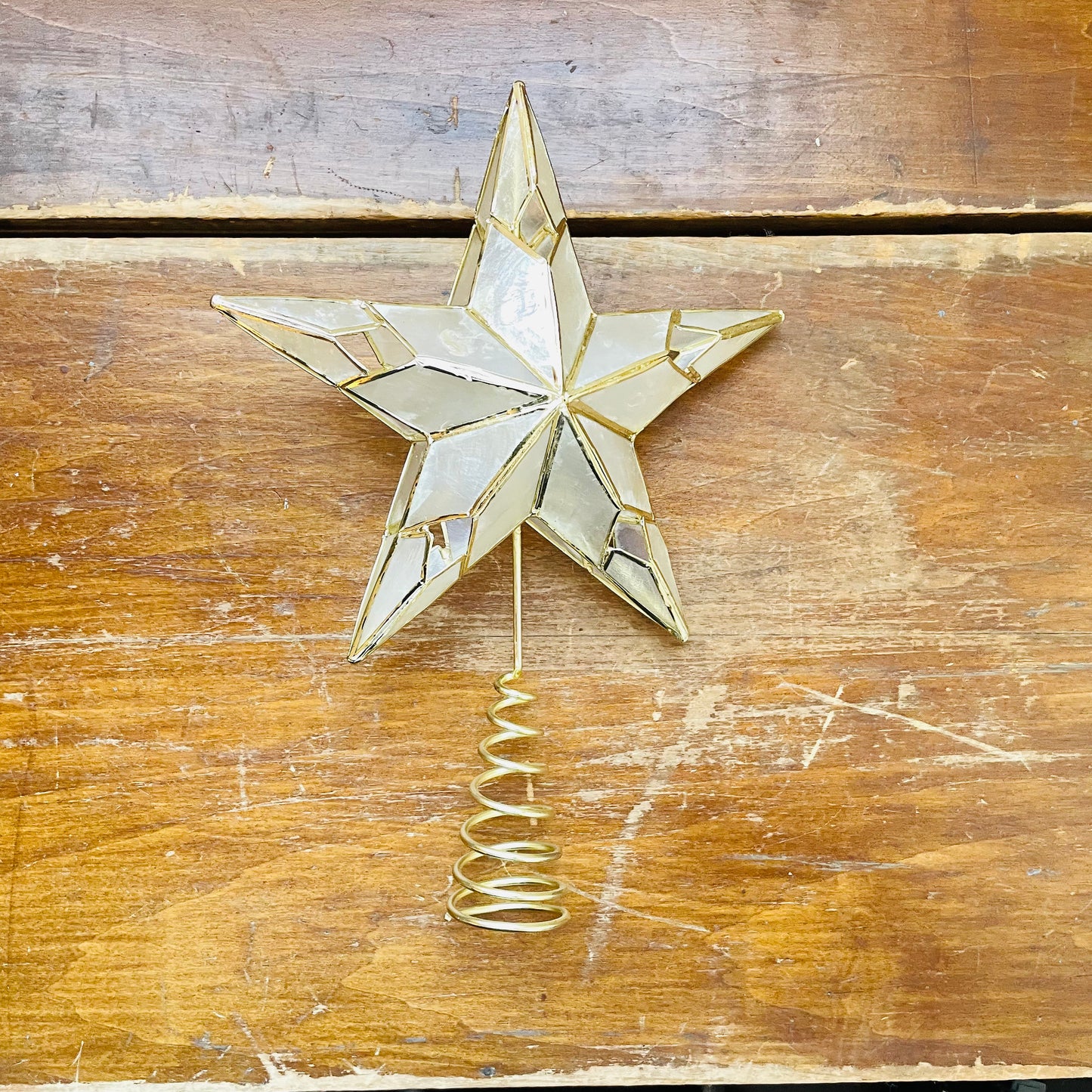 Mother of Pearl Hand-Crafted Tree Topper