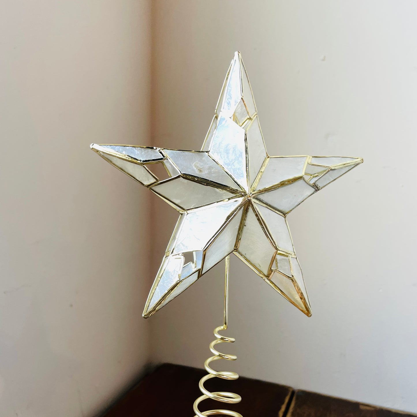 Mother of Pearl Hand-Crafted Tree Topper