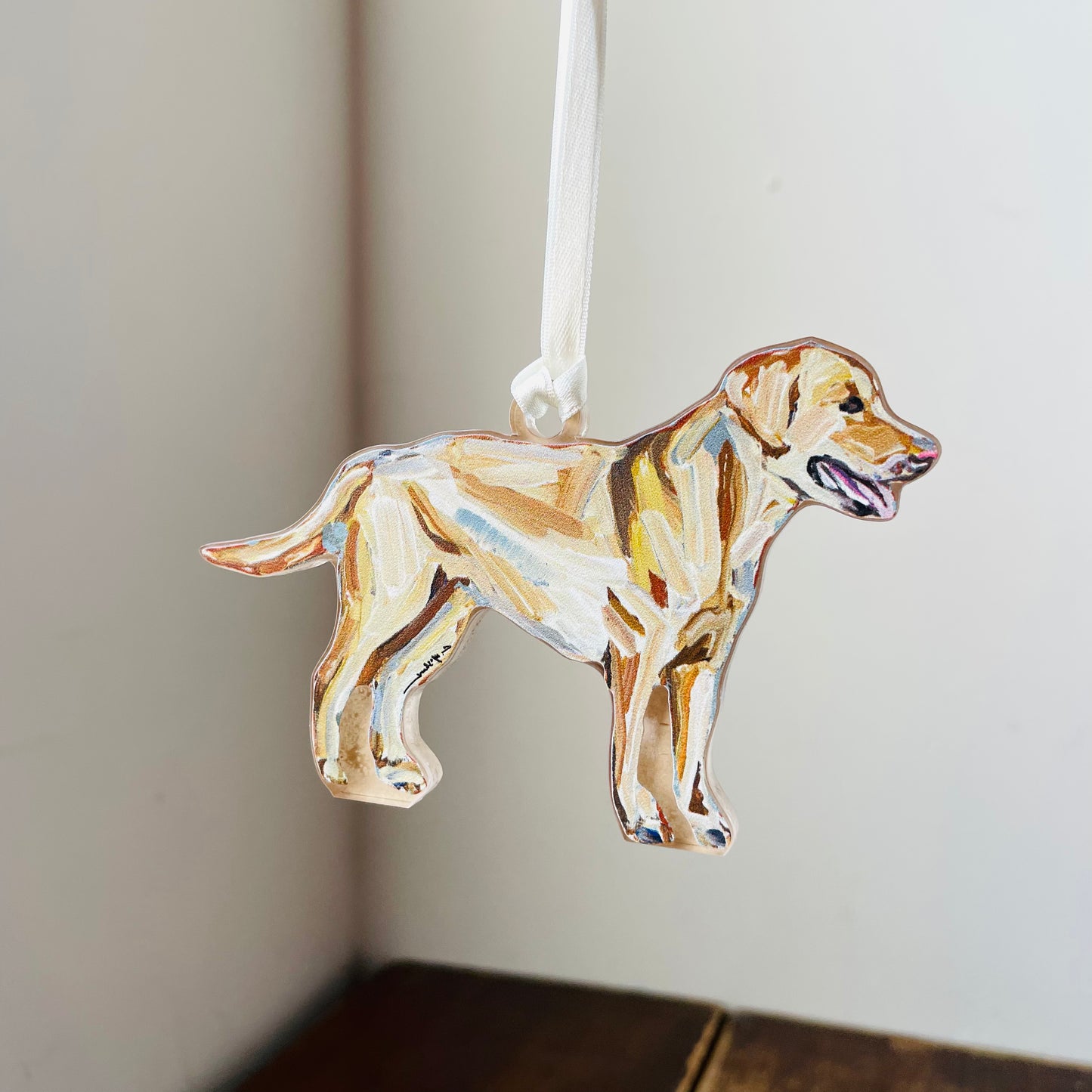 Yellow Lab Ornament