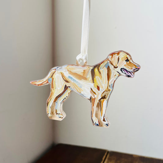 Yellow Lab Ornament