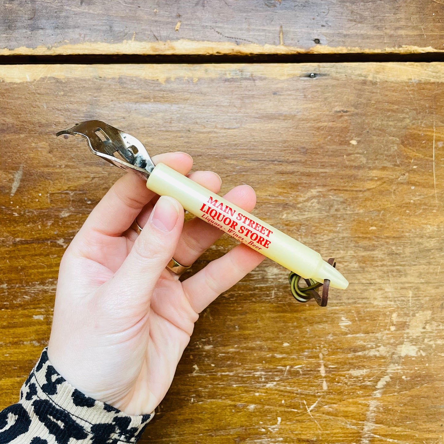Stuttgart Liquor Store Bottle/Can Opener- Vintage