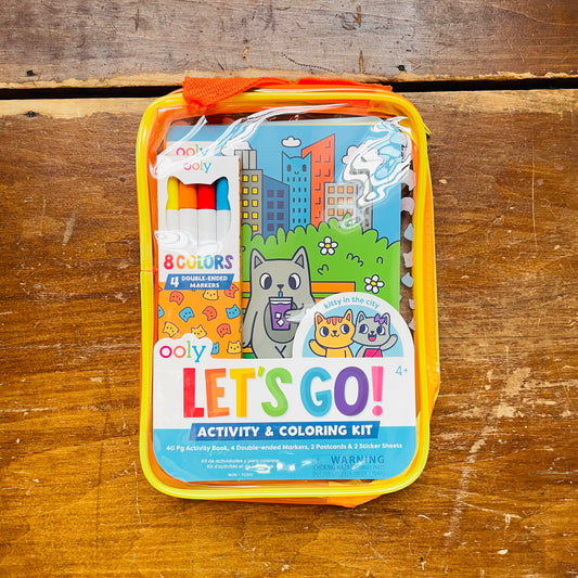 Let's Go!: Activity & Coloring Kit - Kitty In The City