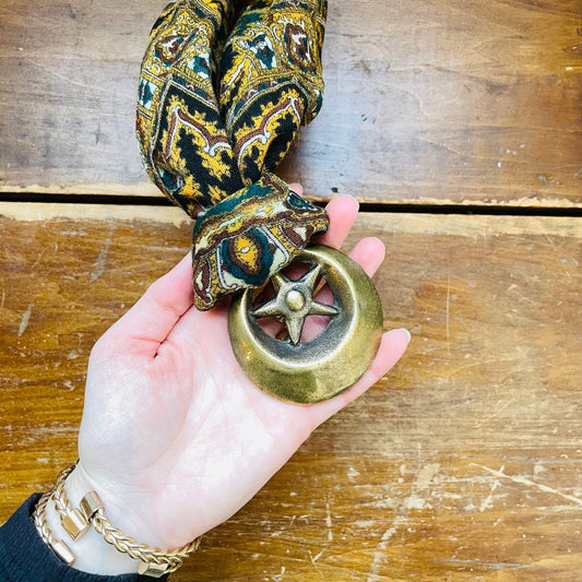 The Astrid Horse Brass Scarf Necklace