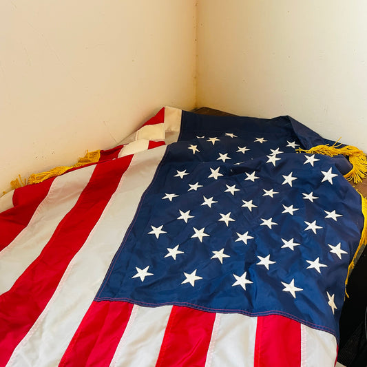 Fringed United States Flag- Vintage