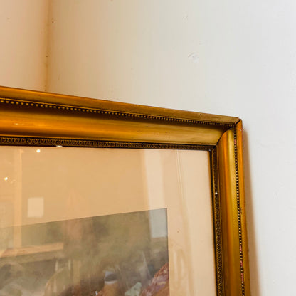 "Sunset in the Highlands" Framed Print- Vintage