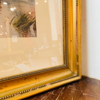 "Sunset in the Highlands" Framed Print- Vintage