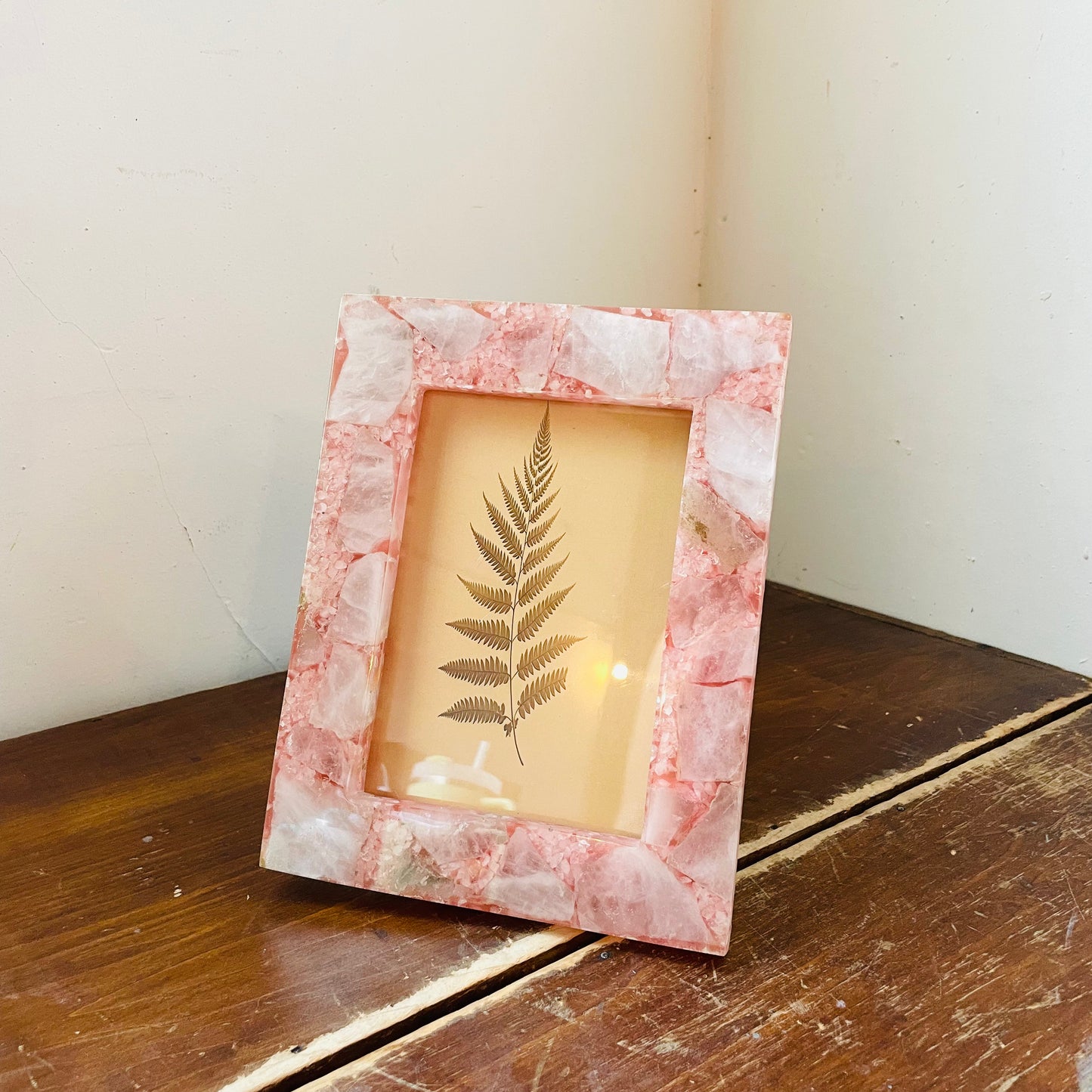 Pink Agate Photo Frame