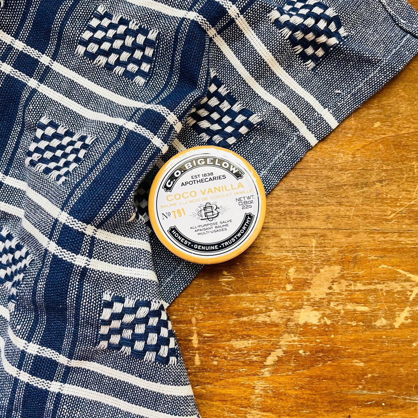 C.O. Bigelow Coco Vanilla Salve Lip Tin