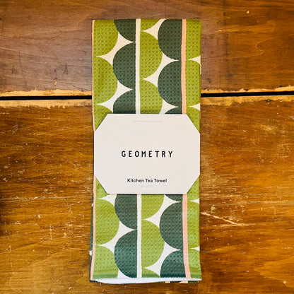 Blockprint Eclipse Tea Towel