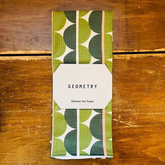 Blockprint Eclipse Tea Towel