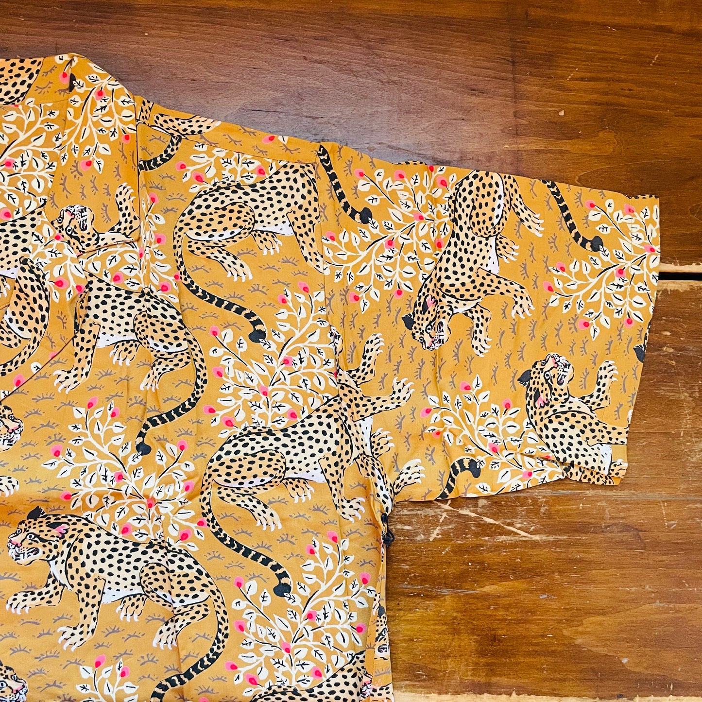 Bagheera Tobacco Satin Wildest Dreams Long PJ Set