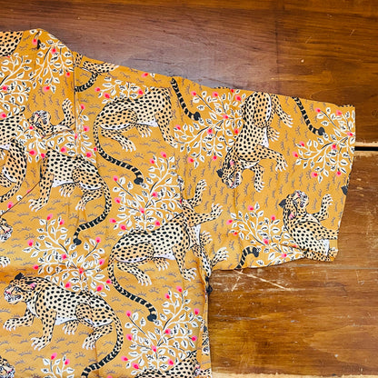 Bagheera Tobacco Satin Wildest Dreams Long PJ Set