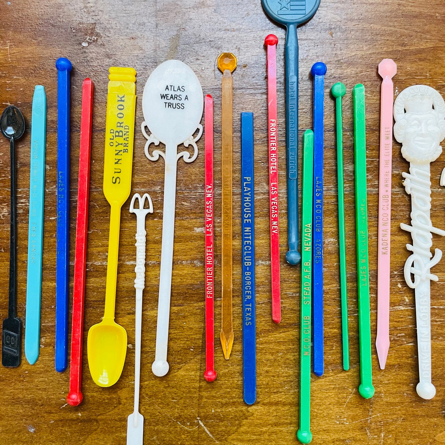 Collected Stir Stick Lot- Vintage