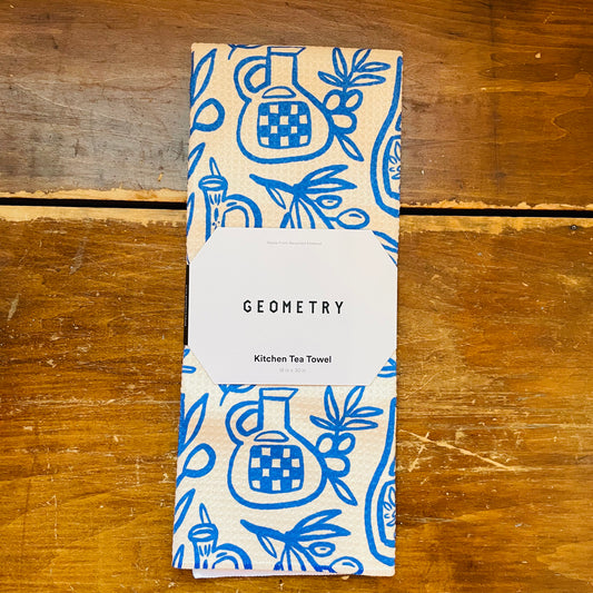 Mediterranean Pour Tea Towel