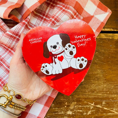 Puppy Love Assorted Chocolates Heart Box
