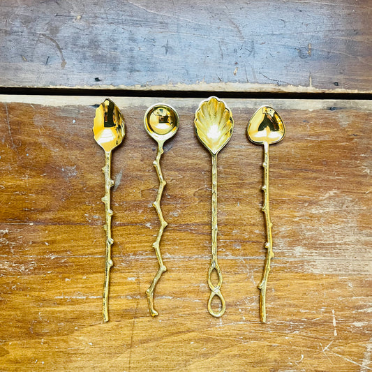 Matise Inspired Brass Spoon Set