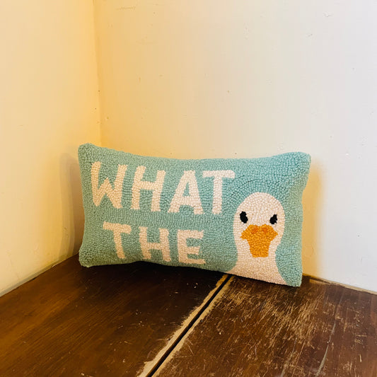What the Duck Hook Pillow